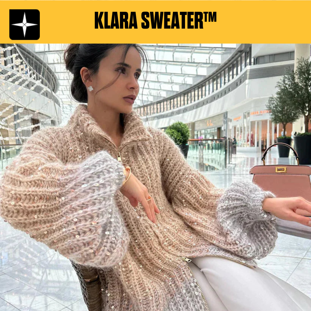 Klara Sweater™ | Glitrende genser for en blendende vinterglans